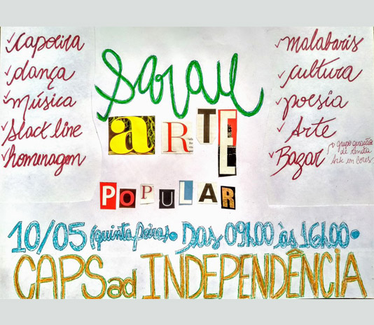 CAPS AD independência promove Sarau aberto ao público – Serviço de Saúde  Dr. Cândido Ferreira